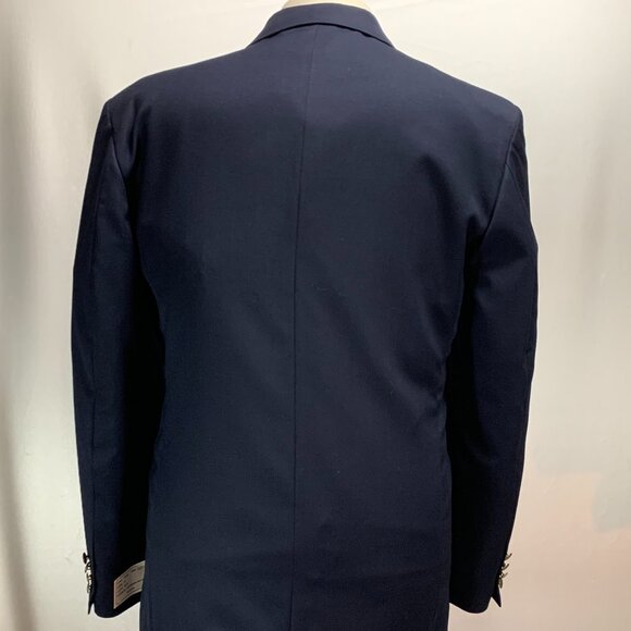 BENDETTI ITALIAN BLAZER - VIRGIN WOOL NAVY 4B - 42R, 44R - Picture 8 of 11
